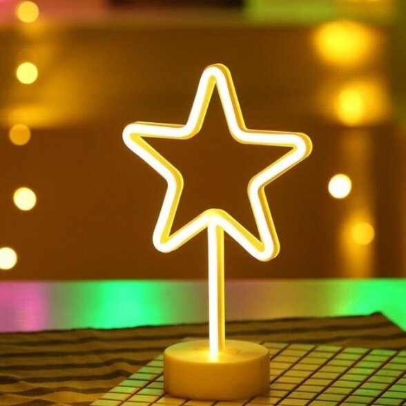 LED dekoratyvinė lempa "Star" 1