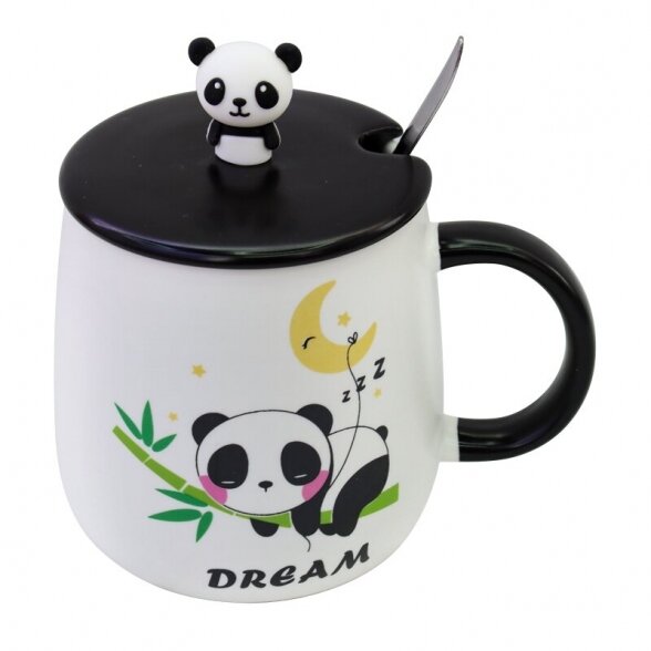 Puodelis "Crazy panda" 4